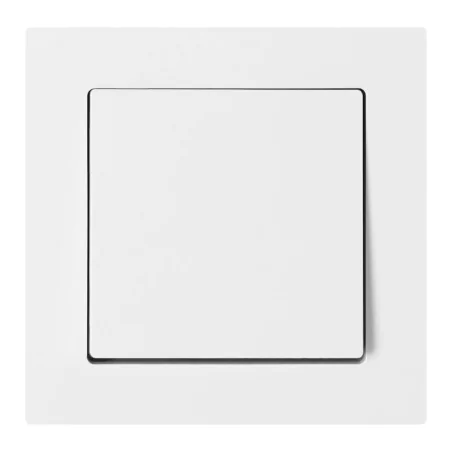 Wylaczniki-jednobiegunowe - wyłącznik światła pojedynczy klasyczny biały z ramką wp-1m malta abex 