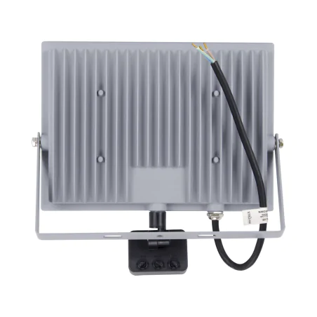 Naswietlacze-led-50w-i-wiecej - naświetlacz led 100w szary na podjazd mocny halogen z zimnym światłem 6200k szary kroma led 03708 ideus 