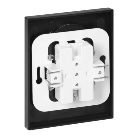 Gniazda-podwojne-podtynkowe - czarne gniazdo podwójne podtynkowe z uziemieniem i ramką pt-6m malta abex 