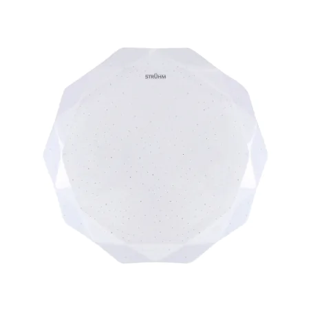 Plafony - plafoniera sufitowa biała na żarówkę e27 z efektem gwieździstego nieba kamila c ideus 