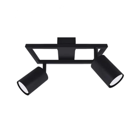 Lampy-sufitowe - lampa 2 tuby loftowa gu10 oprawa sufitowa hubert ideus 