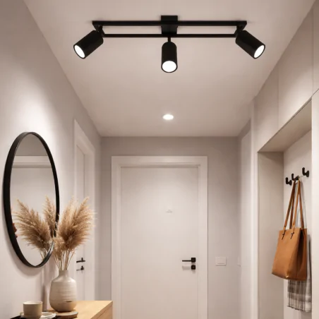 Lampy-sufitowe - lampa sufitowa 3 tuby loftowa gu10 oprawa potrójna hubert ideus 