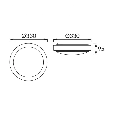 Plafony - plafon sufitowy oprawa plafoniera na 2 żarówki e27 laos ideus 