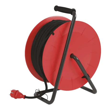 Przedluzacze-bebnowe - przedłużacz zwijany gumowy 4 gniazda 3x1,5 50m p084501 emos - 1908245003 