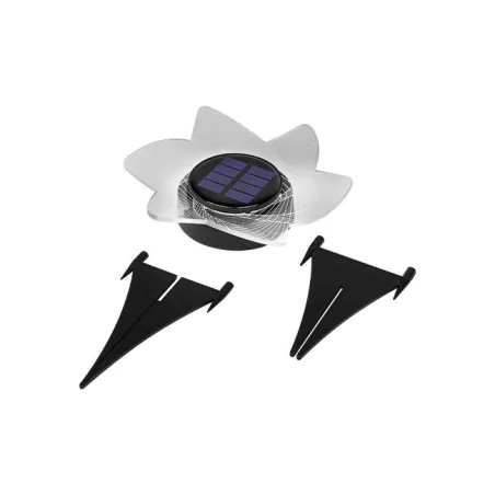 Lampy-solarne - lampka solarna kwiat led do ogrodu lampa wbijana w ziemię kwiatek lvt 