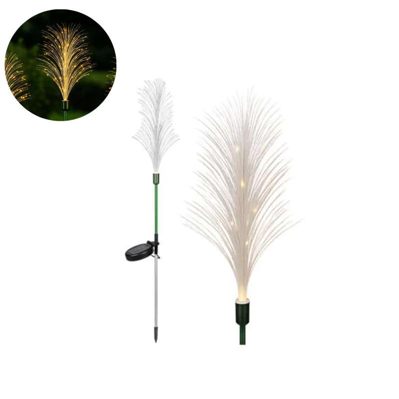 Lampy-solarne - lampka solarna wbijana trawa led lampa do ogródka świecąca trawka lvt firmy LVT 