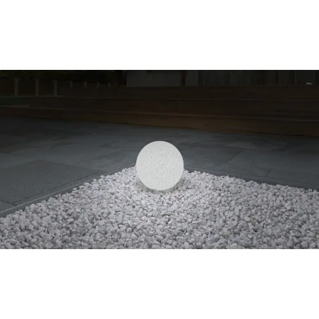Lampy-kule-ogrodowe - lampa ogrodowa kula do ogrodu granitowa ip65 e27 stono 20n kanlux 