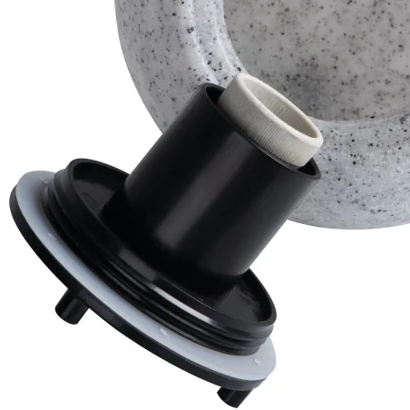 Lampy-kule-ogrodowe - lampa kula do ogrodu oprawa zewnętrzna granitowa 23cm ip65 e27 stono kanlux 