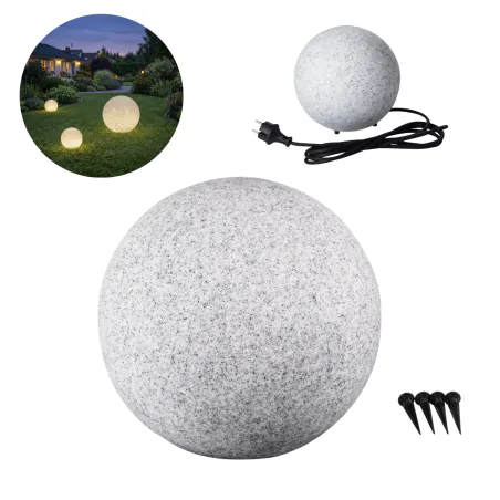 Lampy-kule-ogrodowe - 36591 lampa ogrodowa kula kamień stono 390n e27 ip65 kanlux 