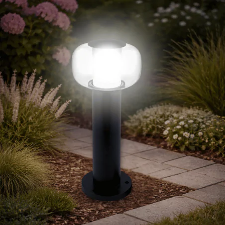 Lampy-ogrodowe-stojace - lampa ogrodowa led słupek 40cm o mocy 12w z neutralnym światłem 4000k ip44 malaga polux/goldlux 
