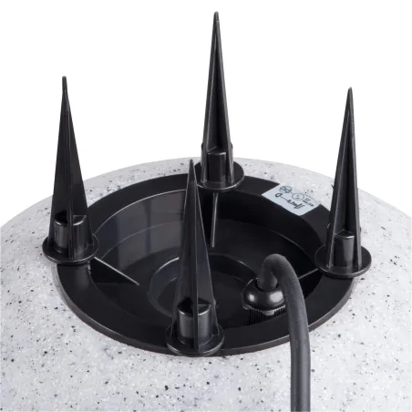 Lampy-kule-ogrodowe - lampa kula ogrodowa na prąd  oprawa zewnętrzna 30cm ip65 e27 stono kanlux 
