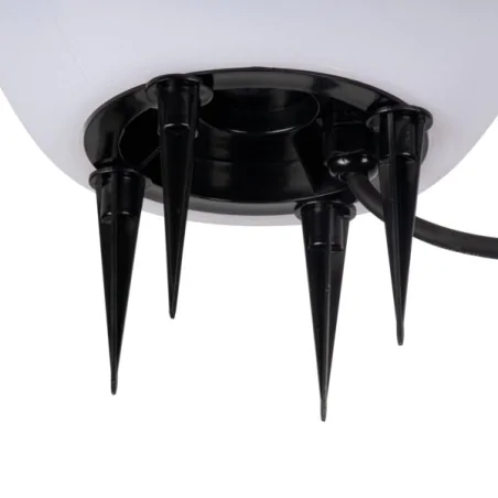 Lampy-kule-ogrodowe - lampa ogrodowa kula do ogrodu 30cm oświetlenie do ogrodu 230 ip65 e27 stono mlk kanlux 