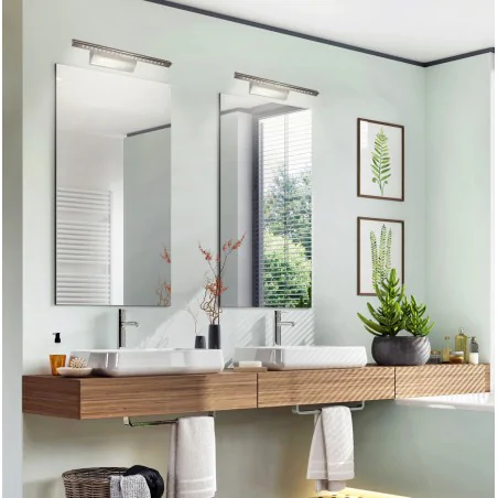 Kinkiety-lazienkowe - satynowy kinkiet z włącznikiem 7w led 6500k forte 20-27023 candellux 