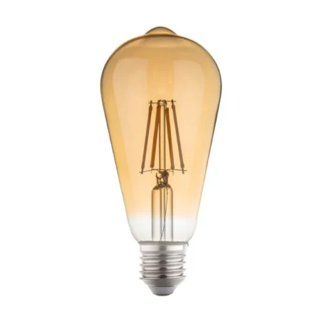 Gwint-trzonek-e14 - żarówka ozdobna led z gwintem e14 5w st48 złota vintage 2700k inq 
