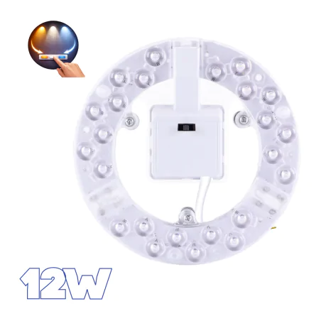 Panele-led - wkład do lamp led moduł magnetyczny uniwersalny do plafonier 12w arena ideus 