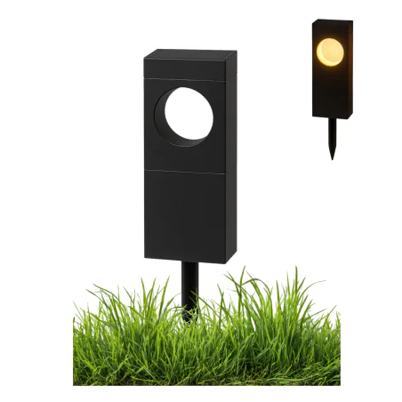 Lampy-solarne - słupek solarny do ogródka nowoczesny lampka solarna modna cyklop eko2522 eko-light 