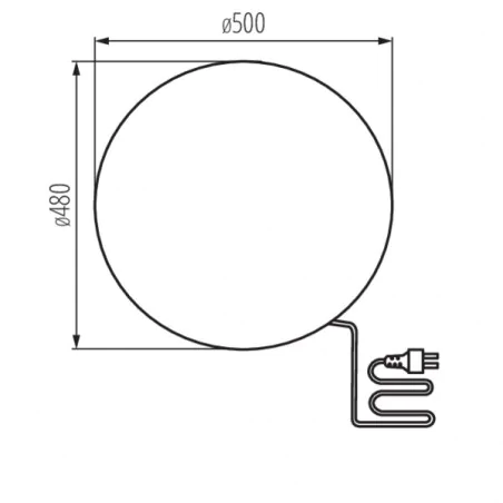Lampy-kule-ogrodowe - lampa ogrodowa kula duża do ogrodu na prąd 50cm ip65 e27 stono kanlux 
