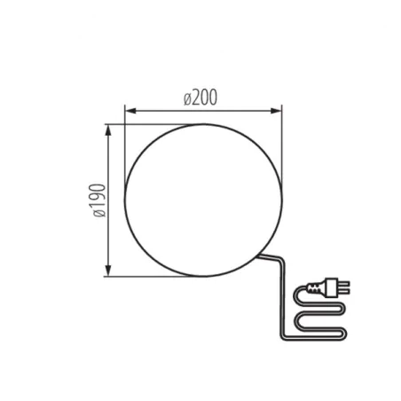 Lampy-kule-ogrodowe - lampa ogrodowa kula e27 oświetlenie do ogrodu 230v stono 20n trk kanlux 