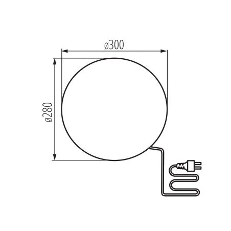 Lampy-kule-ogrodowe - kula ogrodowa terrakota 30cm e27 lampa do ogrodu na prąd stono kanlux 