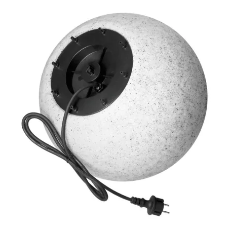Lampy-kule-ogrodowe - lampa do ogrodu kula na prąd 38cm imitująca kamień ip65 ofelia adviti 