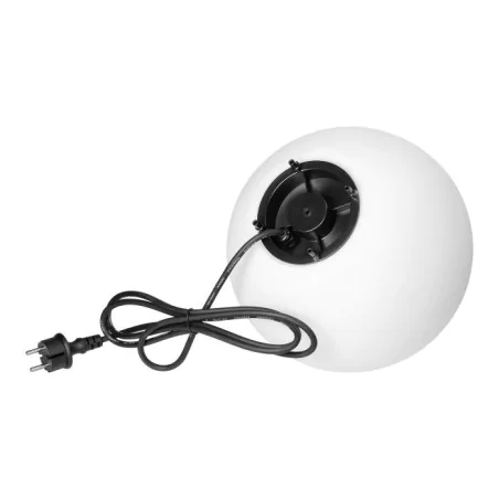 Lampy-kule-ogrodowe - lampa do ogrodu kula wbijana zewnętrzna na prąd 28 cm biała ip65 luna orno 