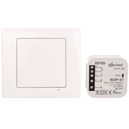 Piloty-i-nadajniki - zestaw sterowania bezprzewodowego do oświetlenia rzb-01 zamel exta free (rnk-02+rop-01) 