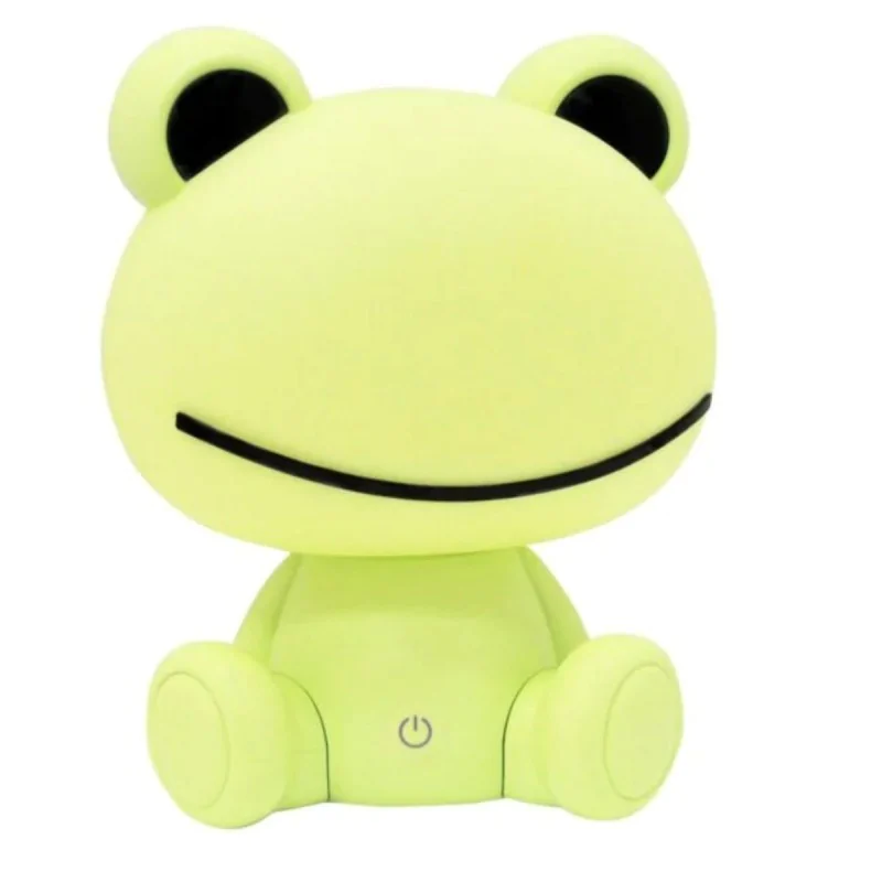 Lampki-nocne - lampka nocna dla dziecka zielona żabka akumulatorowa led 2,5w goldlux firmy POLUX GOLDLUX 