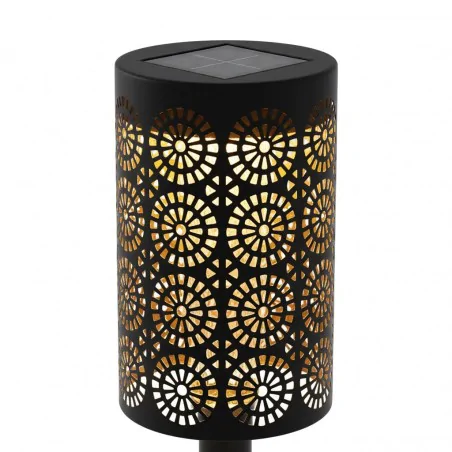 Lampy-solarne - komplet 4 lamp solarnych oświetlenie solarne do ogródka zestaw pochodni decor eko-light 