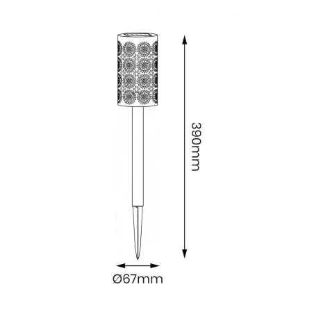 Lampy-solarne - komplet 4 lamp solarnych oświetlenie solarne do ogródka zestaw pochodni decor eko-light 