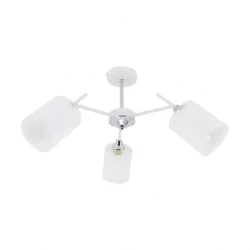 Lampy-sufitowe - biała lampa sufitowa potrójna oprawa oświetleniowa anders ideus