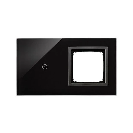 Panele-dotykowe - panel dotykowy 2 moduły+1 otwór na osprzęt zastygła lawa dstr210/73 simon 54 touch kontakt-simon 