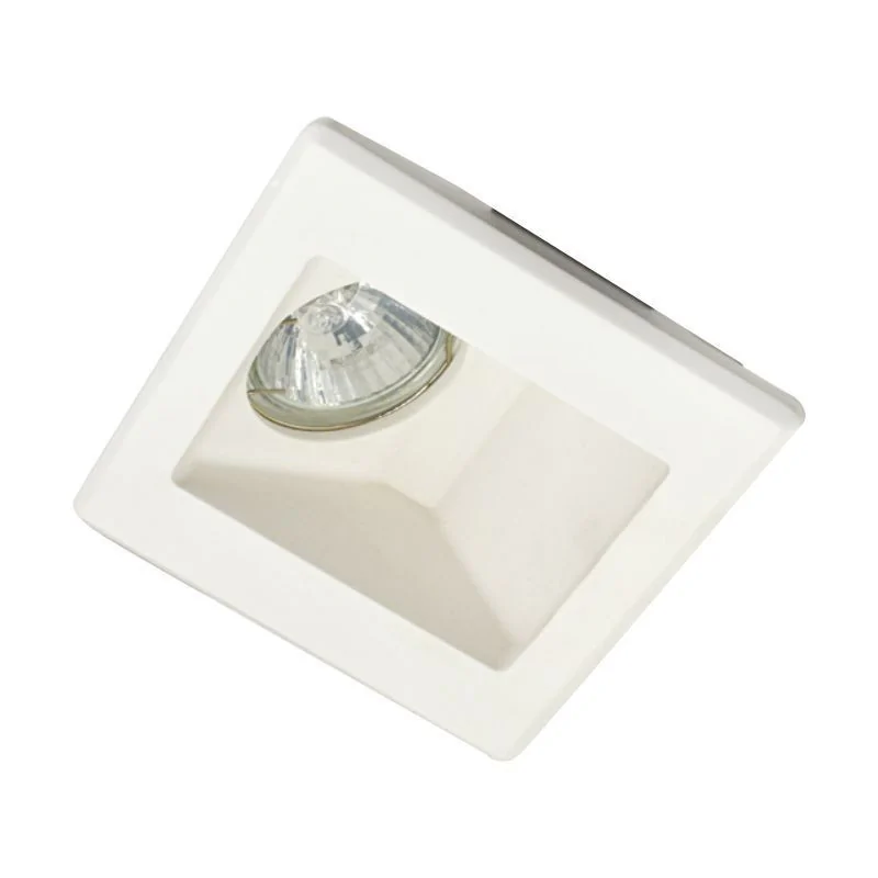 Oprawy-sufitowe-stale - oprawa podtynkowa biała skośna gipsowa do malowania lexi3528 light.it firmy Light.it 