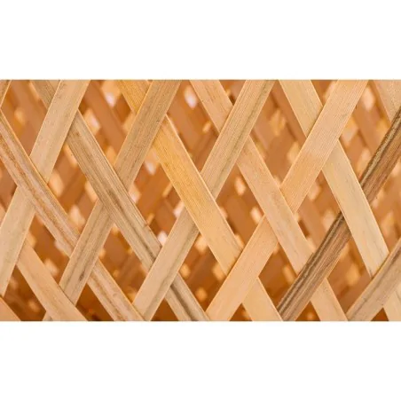 Lampy-sufitowe - lampa sufitowa w stylu boho oprawa wisząca bambusowa e27 denis 38cm lvt 