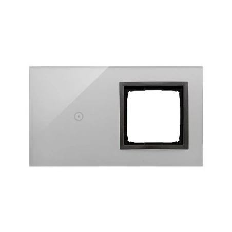 Panele-dotykowe - panel dotykowy 2 moduły+1 otwór na osprzęt burzowa chmura dstr210/72 simon 54 touch kontakt-simon 