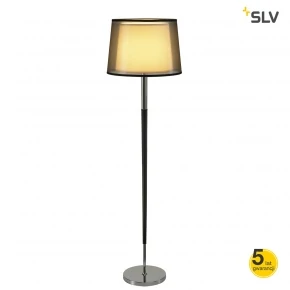 Lampy-stojace - podłogowa lampa stojąca bishade sl-1 e27 max 40w slv