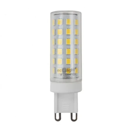 Gwint-trzonek-g9 - mocna żarówka led g9 7w neutralna 4000k 660lm ec20749 eco-light 