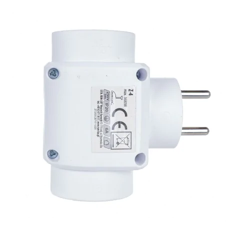 Rozgalezniki - rozgałęźnik 4 gniazda złodziejka rozgałęziacz z-4 rum-lux 