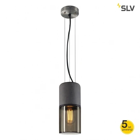 Lampy-sufitowe - wisząca lampa sufitowa nad stół lisenne e27 slv 