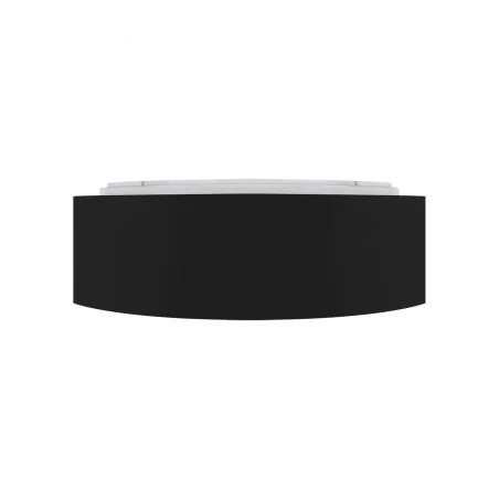 Plafony - plafon sufitowy z czarną obudową oprawa plafoniera na 2 żarówki e27 symbol ideus 