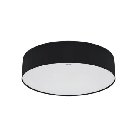 Plafony - plafon sufitowy z czarną obudową oprawa plafoniera na 2 żarówki e27 symbol ideus 