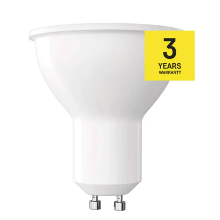 Gwint-trzonek-gu10 - żarówka led gu10 z wąskim kątem padania 36 stopni zimna 5,8w 565lm emos 