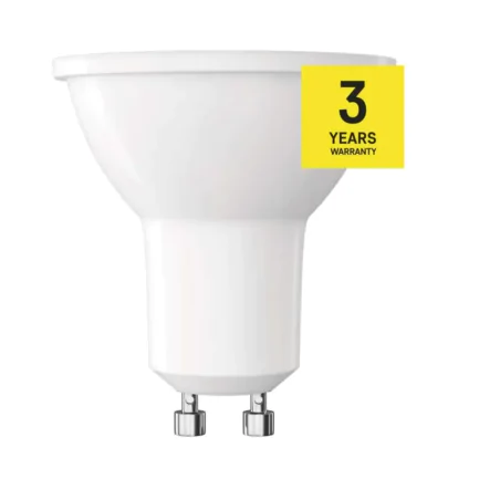 Gwint-trzonek-gu10 - mocna żarówka led gu10 z ciepłym światłem 1000lm 7w 3000k emos 