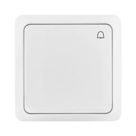 Wlaczniki-i-przyciski-dzwonkowe - przycisk dzwonkowy biały natynkowy 3714-00 berg elektro-plast 