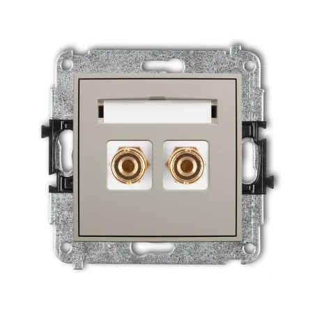 Gniazda-glosnikowe - gniazdo głośnikowe pojedyncze typu banan do lutowania 60mgg-3 mini karlik 