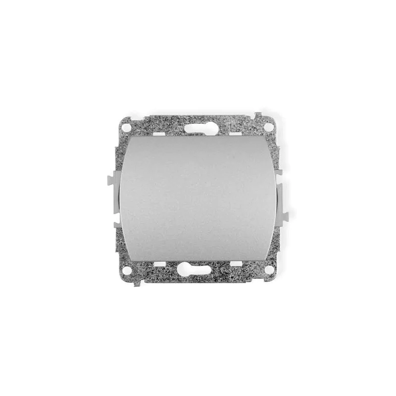 Wylaczniki-jednobiegunowe - włącznik jednobiegunowy srebrny do ramki trend klasyczny włącznik pojedynczy 5wp-1 karlik firmy Karlik 