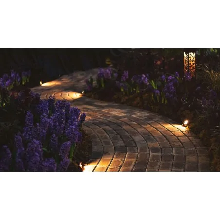 Oswietlenie-ogrodowe - lampa ogrodowa wbijana na szpikulcu reflektor do podświetlania gu10 czarny spike illuma 