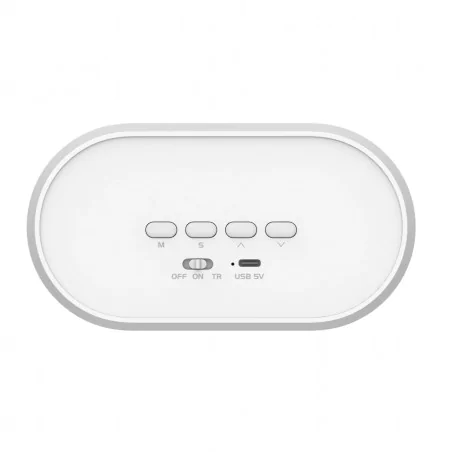 Oswietlenie-do-pokoju-dzieciecego - zegar dziecięcy króliczek alarm budzik dla dziecka bunny interblue 