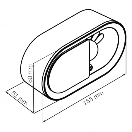 Oswietlenie-do-pokoju-dzieciecego - zegar dziecięcy króliczek alarm budzik dla dziecka bunny interblue 