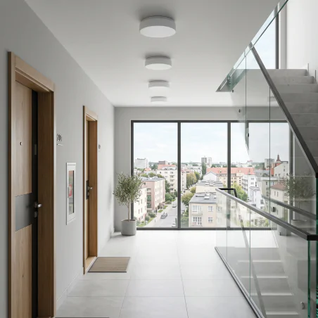 Plafony - plafon sufitowy biały na 2 żarówki oprawa plafoniera klasyczna 2xe27 iglo ideus 