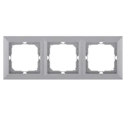 Ramka potrójna matowa szara...